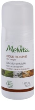 Melvita Pour Homme desodorante roll-on sin aluminio