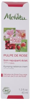 Melvita Pulpe de Rose rozjasňující krém proti prvním známkám stárnutí pleti