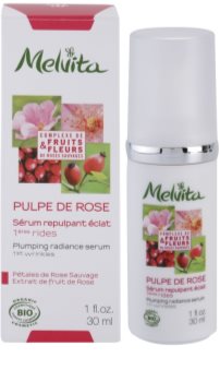 Melvita Pulpe de Rose aufhellendes Serum gegen die ersten Anzeichen von Hautalterung