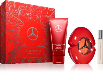 mercedes-benz mercedes-benz woman in red woda perfumowana 90 ml   zestaw  