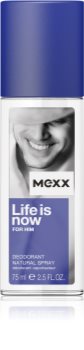 Mexx Life is Now for Him perfume deodorant for Men