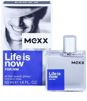 Mexx Life is Now for Him voda po holení pro muže 50 ml