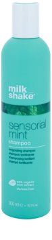Milk Shake Sensorial Mint frissítő sampon a hajra és a fejbőrre