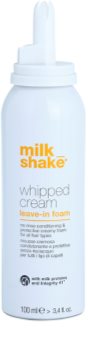 Milk Shake Whipped Cream vyživující ochranná pěna pro všechny typy vlasů