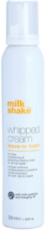 Milk Shake Whipped Cream espuma de proteção nutritiva para todos os tipos de cabelos