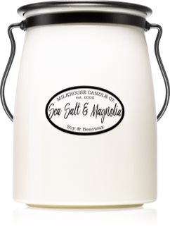 Milkhouse Candle Co. Creamery Sea Salt & Magnolia ароматна свещ Butter Jar 624 гр.