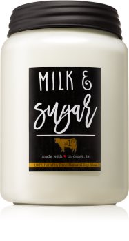 Milkhouse Candle Co. Farmhouse Milk & Sugar vela perfumada Mason Jar 737 g