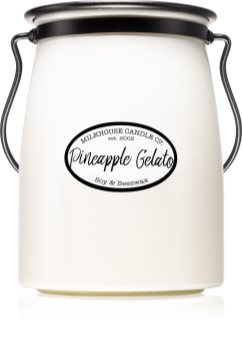 Milkhouse Candle Co. Creamery Pineapple Gelato candela profumata Butter Jar 624 g