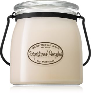 Milkhouse Candle Co. Creamery Gingerbread Pumpkin dišeča sveča Butter Jar