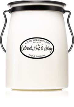 Milkhouse Candle Co. Creamery Oatmeal, Milk & Honey Duftkerze 624 g Butter Jar