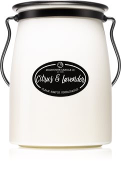 Milkhouse Candle Co. Creamery Citrus & Lavender vonná svíčka Butter Jar 624 g