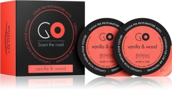 Millefiori GO Vanilla & Wood vůně do auta 2 ks náhradní náplň
