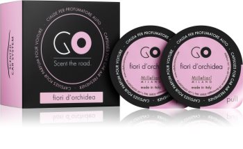 Millefiori GO Fiori d´ Orchidea parfum pentru masina 2 buc Refil