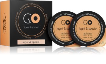Millefiori GO Legni & Spezie aроматизатор за автомобил 2 бр. резервен пълнител