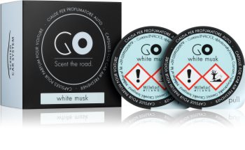 Millefiori GO White Musk deodorante per auto 2 pz ricarica