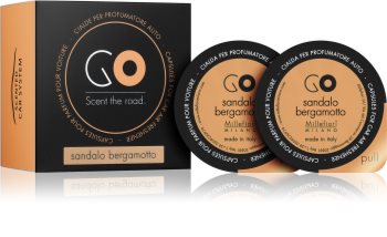 Millefiori GO Sandalo Bergamotto désodorisant voiture 2 pcs recharge