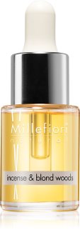 Millefiori Natural Incense & Blond Woods olejek zapachowy 15 ml
