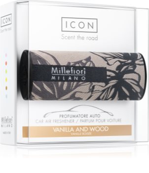 Millefiori Icon Vanilla & Wood illat autóba Textile Geometric