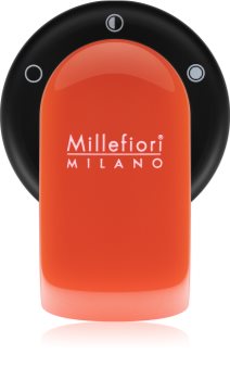 Millefiori GO soporte para ambientador de coche con recarga Arancione (Sandalo Bergamotto)