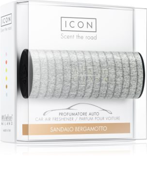 Millefiori Icon Sandalo Bergamotto désodorisant voiture Wood