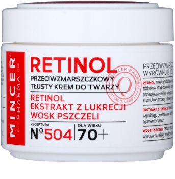 Mincer Pharma Retinol N° 500 creme antirrugas 70+
