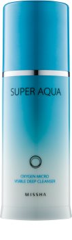 Missha Super Aqua Oxygen čisticí emulze s okysličujícími bublinkami