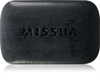 Missha Black Ghassoul jabón limpiador para pieles acnéicas