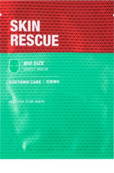 Missha For Men Skin Rescue Calming Face Sheet Mask For Men