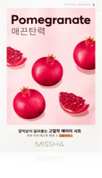 Missha Airy Fit Pomegranate Softening and Refreshing Cloth Face Mask