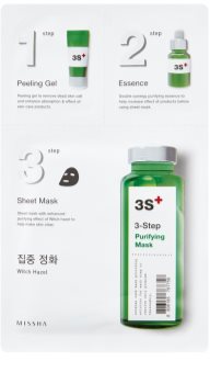 Missha 3-Step čisticí maska ve třech krocích