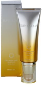Missha Super Aqua Cell Renew Snail crema BB con extracto de baba de caracol