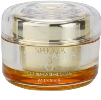 Missha Super Aqua Cell Renew Snail vyživující krém s hlemýždím extraktem