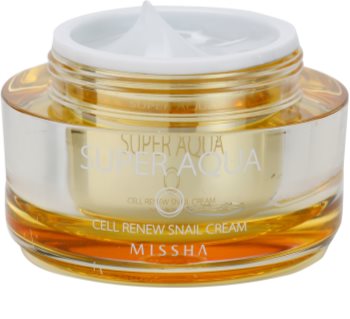 Missha Super Aqua Cell Renew Snail vyživující krém s hlemýždím extraktem