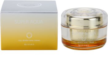 Missha Super Aqua Cell Renew Snail vyživující krém s hlemýždím extraktem