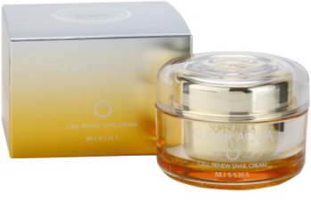 Missha Super Aqua Cell Renew Snail vyživující krém s hlemýždím extraktem