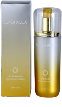 Missha Super Aqua Cell Renew Snail hydratační esence proti vráskám a tmavým skvrnám
