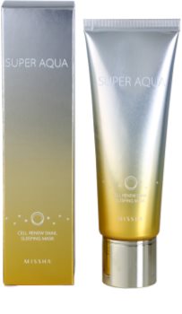 Missha Super Aqua Cell Renew Snail maseczka na noc z ekstraktem ze śluzu ślimaka