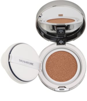 Missha Signature Essence Cushion rozjasňující tekutý make-up v houbičce SPF 50+