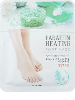 Missha Paraffin Heating parafinska maska za noge z ogrevalnim učinkom