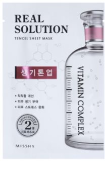 Missha Real Solution máscara em folha com efeito iluminador