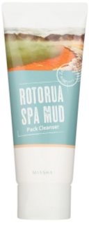 Missha Rotorua Spa Mud tisztító ápolás a kitágult pórusokra