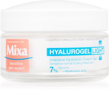 MIXA Hyalurogel Light krem nawilżający do twarzy z kwasem hialuronowym