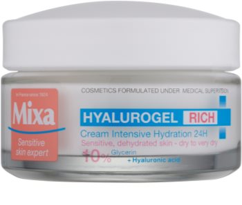MIXA Hyalurogel Rich intenzivně hydratační denní krém s kyselinou hyaluronovou