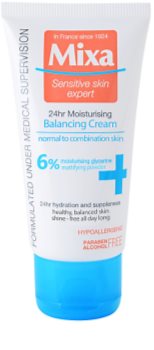 MIXA 24 HR Moisturising eine leichte ausgewogene und hydratisierende Creme für normale Haut und Mischhaut