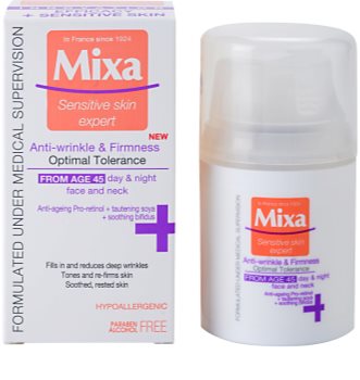 MIXA 24 HR Moisturising crema antiarrugas reafirmante 45+