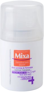 MIXA 24 HR Moisturising učvrstitvena krema proti gubam 45+