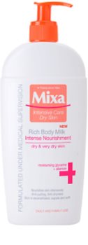 MIXA Intense Nourishment leite corporal nutritivo para pele muito seca