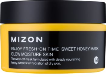 Mizon Enjoy Fresh-On Time posvetlitvena in vlažilna maska z medom za suho kožo
