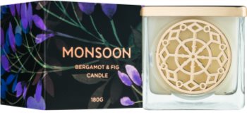 Monsoon Bergamot & Fig vonná svíčka 180 g