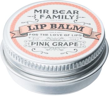 Mr Bear Family Pink Grape balzam za ustnice za moške